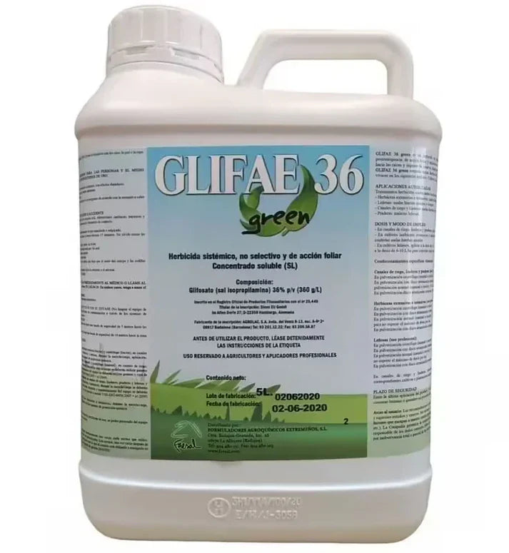 Désherbant GLIFAE 5L Herbicide Glyphosate Professionnel