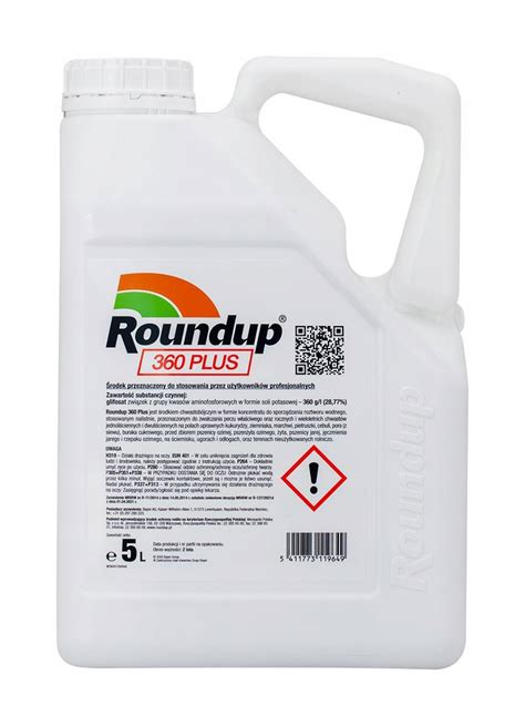 Roundup 360 Plus 5L – Potente diserbante a base di glifosato